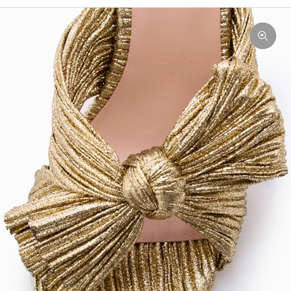 Claudia pleated bow mule loeffler Randall 7 - Picture 3 of 5